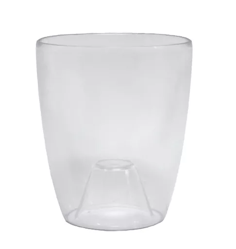 Кашпо пластик Santino Орхидея LUX 1,3л (dr-12см) прозрачное Молдова по цене 