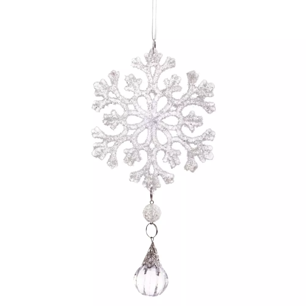 Украшение новогоднее Снежинка 10х3х20см арт.808087 по цене 