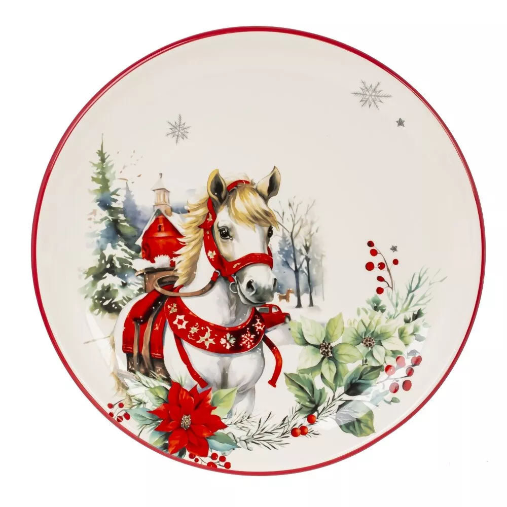 Тарелка Лошадь 26см, керамика арт.821567 по цене 