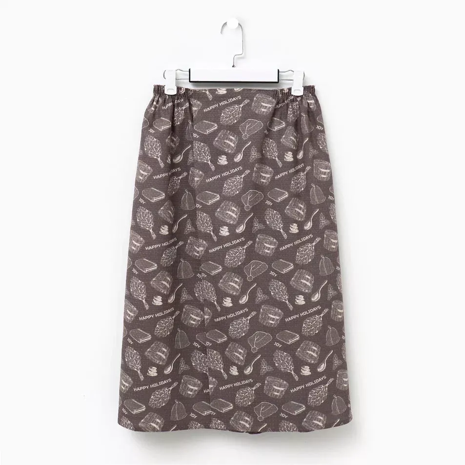 Полотенце-килт для бани мужское Новогодняя баня 75х144см, хлопок арт.10548974 по цене 