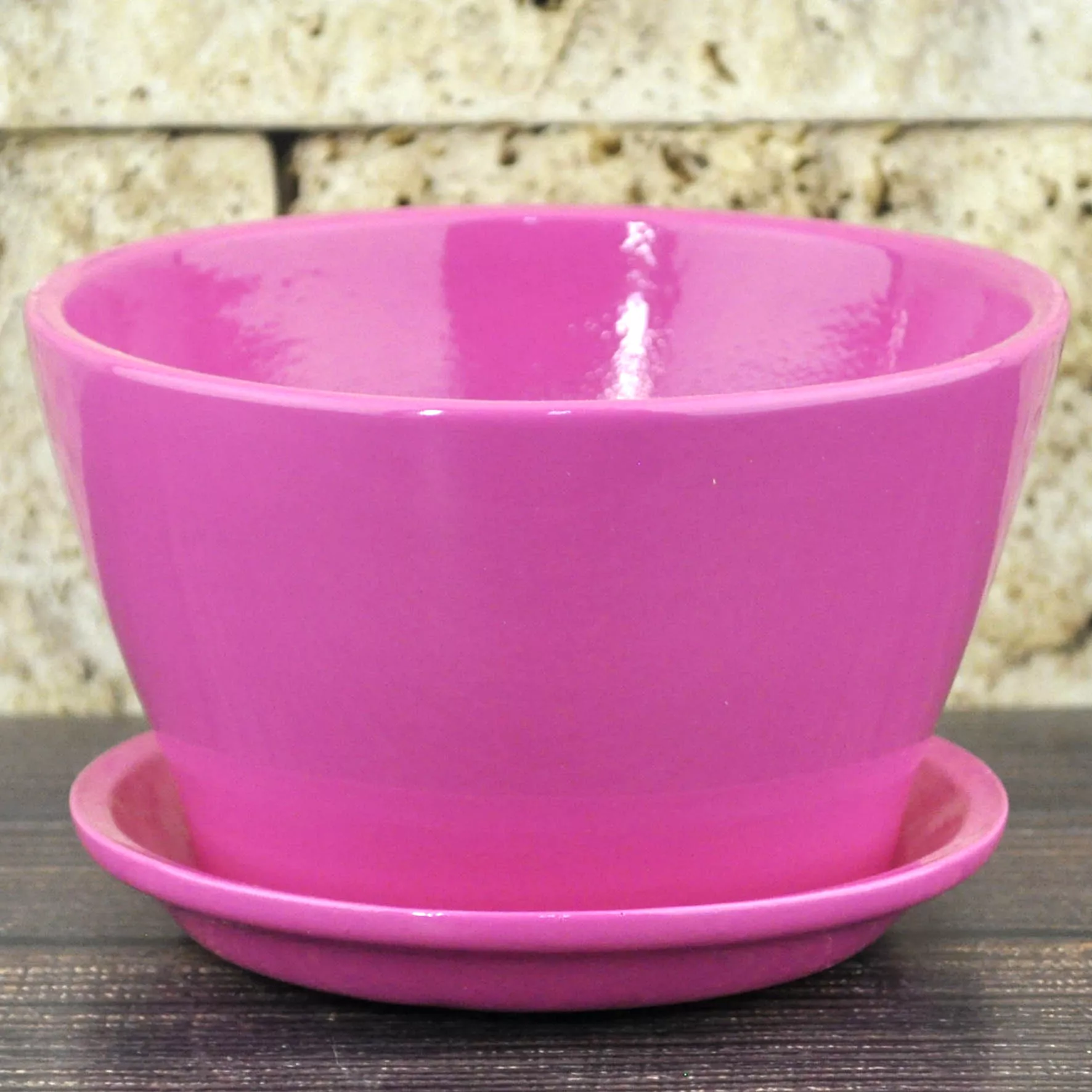 Горшок беллита Глянец 12см 0,45л керамика, розовый арт.510740 по цене 