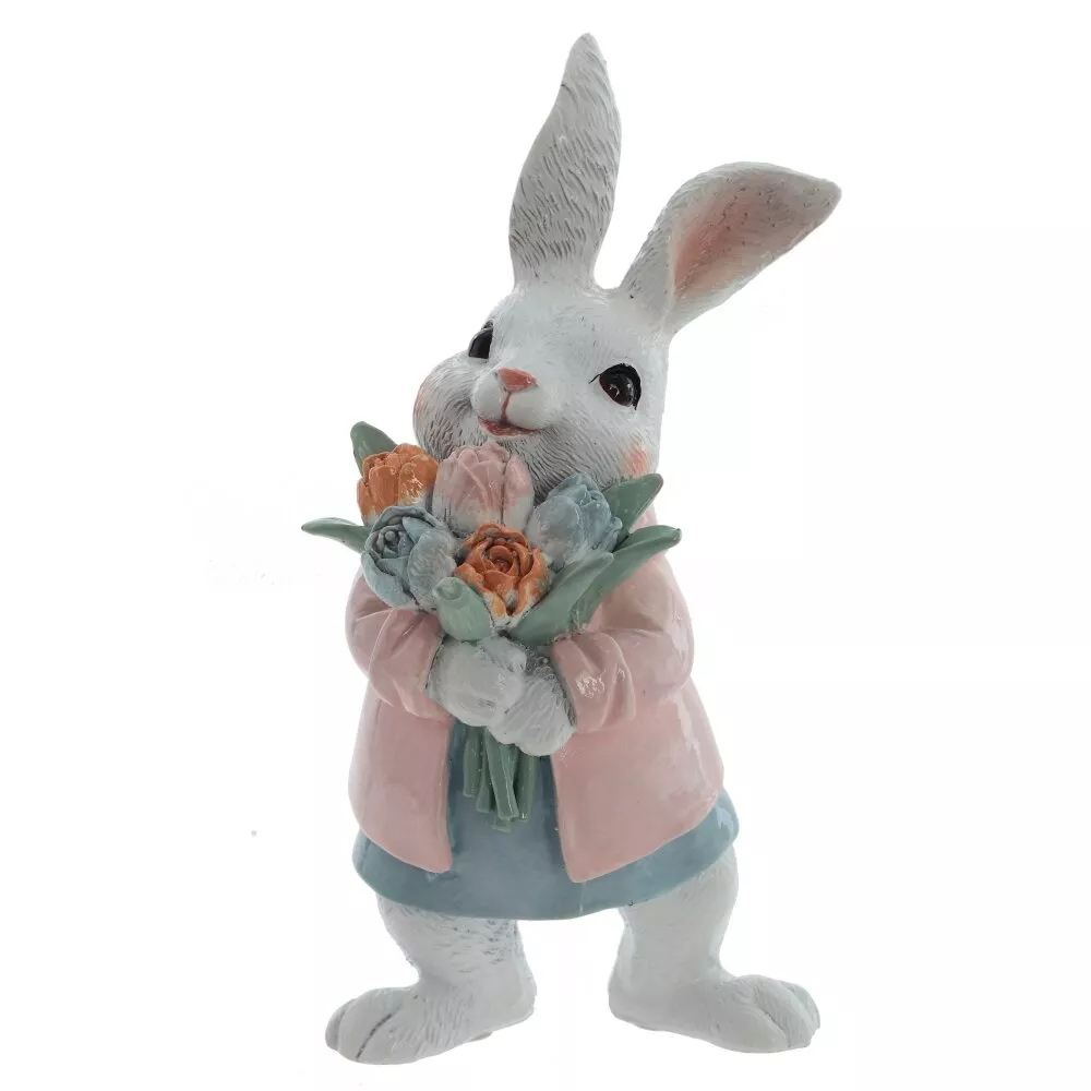 Фигурка декоративная Заяц 7х9х16см арт.816046 по цене 