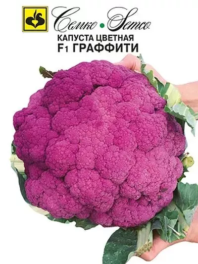 Семена Капуста цветная Граффити F1 5 шт Семко 