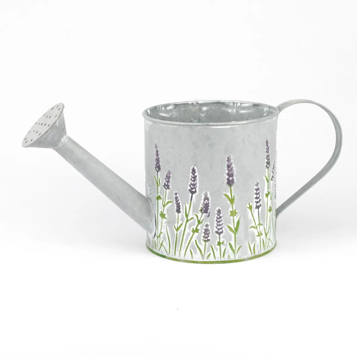 Кашпо Лейка 30х11,5х12см серый, металл по цене 