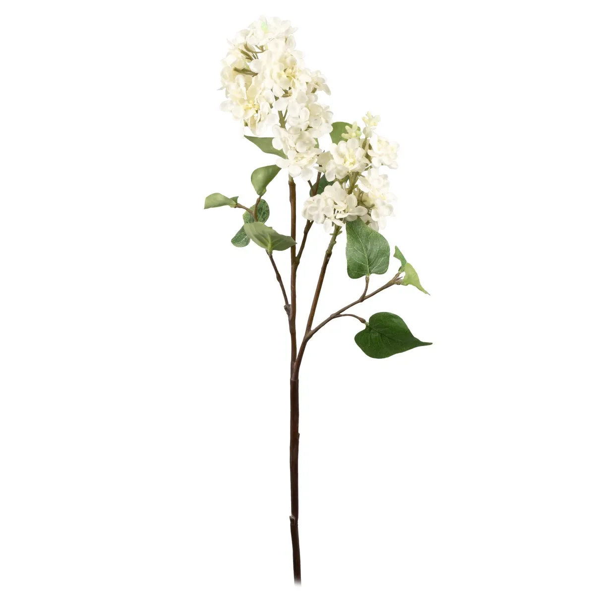 Цветок искусственный Сирень 88см, белый по цене 