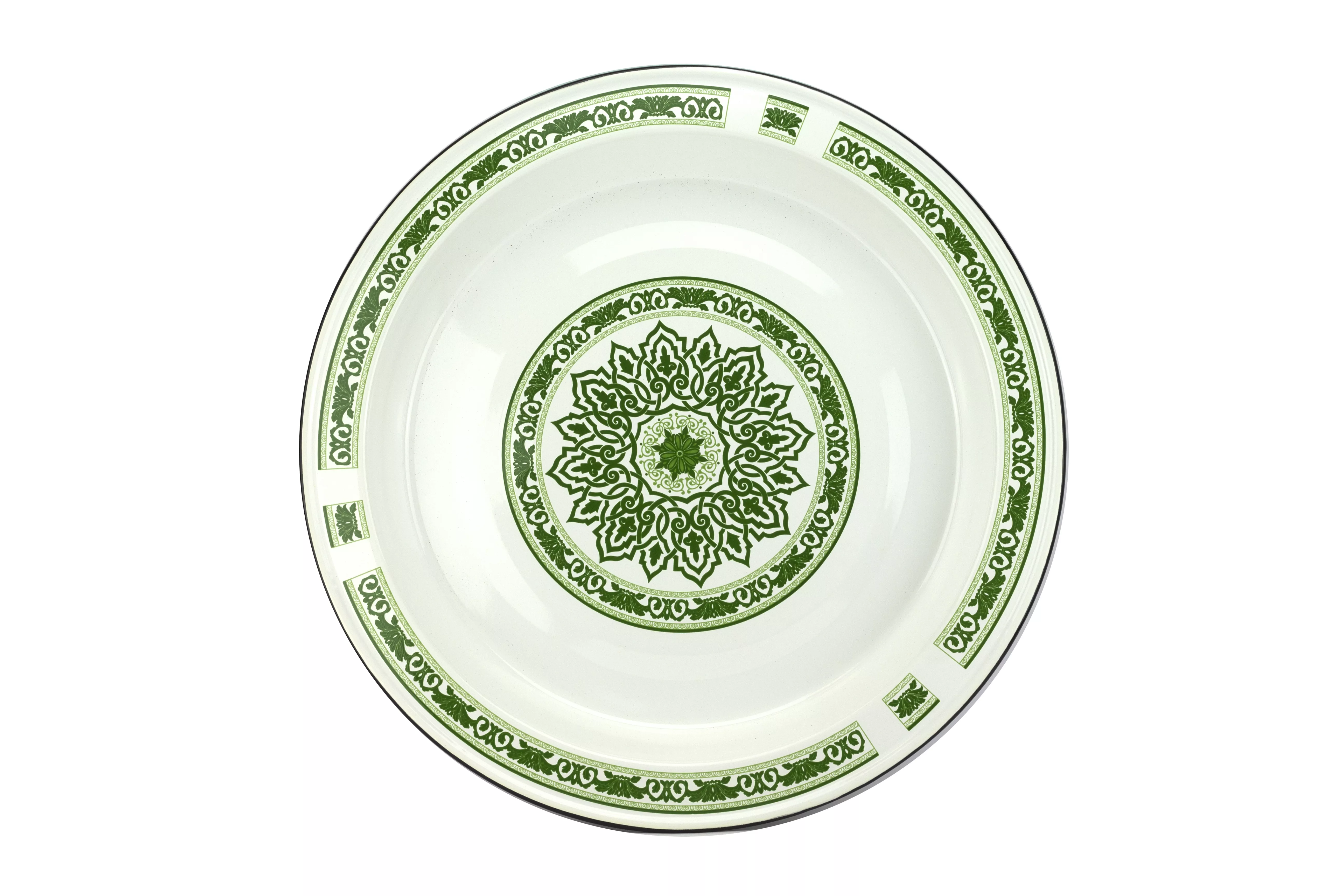 Блюдо эмаль 4,5л 49см Лейла, сталь+эмаль арт.01-0815 А/6М по цене 