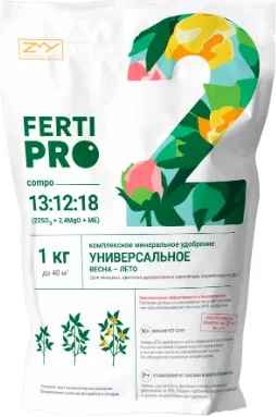 Удобрение сухое  Фертипро весна-лето минеральное 1кг по цене 