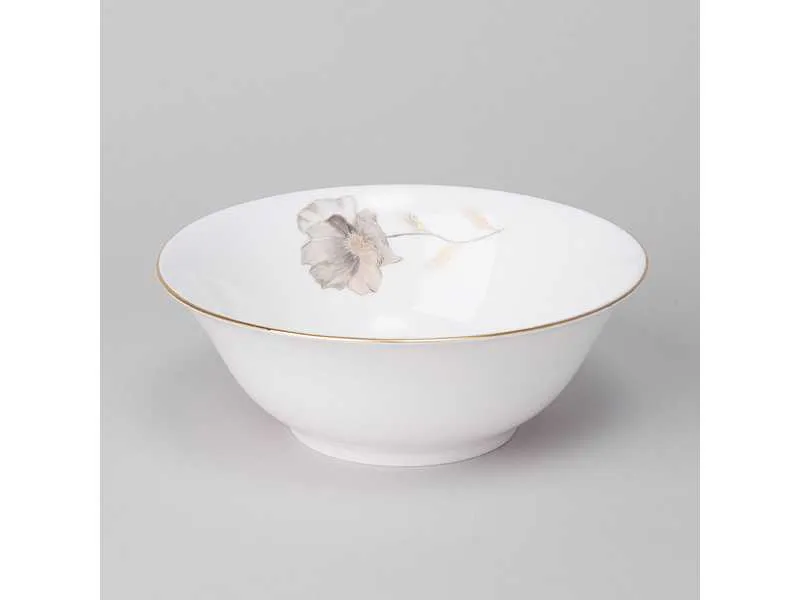 Салатник Лефард Вдохновение Золотой цветок 800мл, фарфор арт.422-122 по цене 