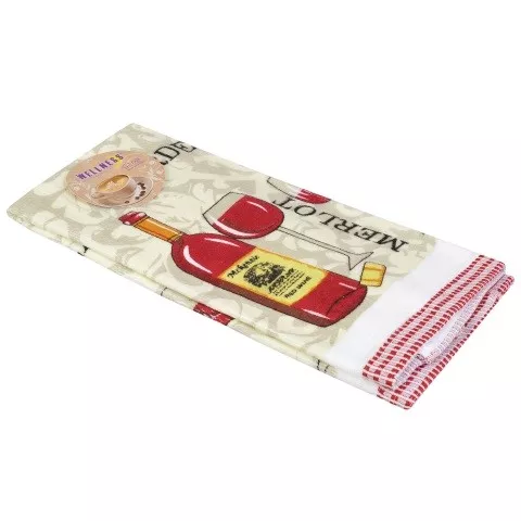 Полотенце Флора кухонное 40х70см, голубое, арт.ФЛОРА по цене 