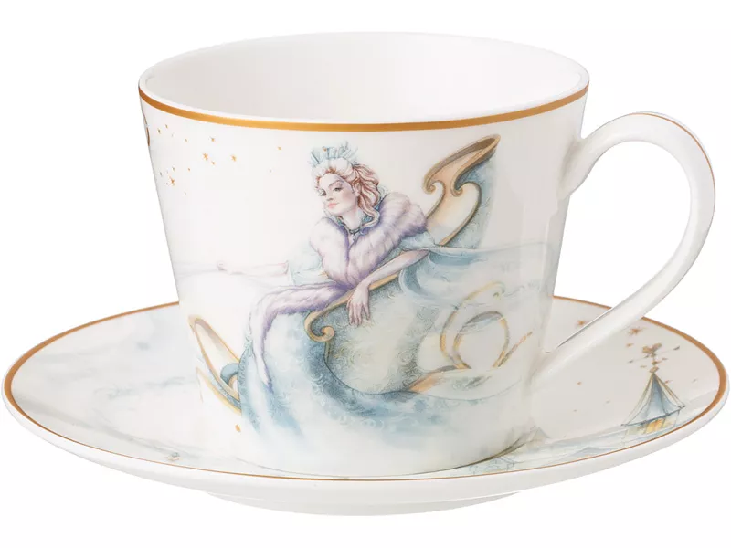 Пара чайная Лефард Снежная Королева фарфор 300мл арт.590-543 по цене 