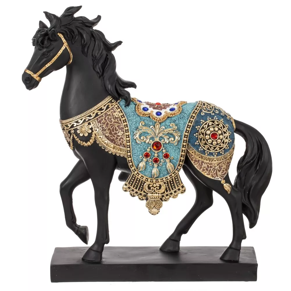 Фигурка декоративная Лошадь 27х7,5х31,5см арт.822816 по цене 