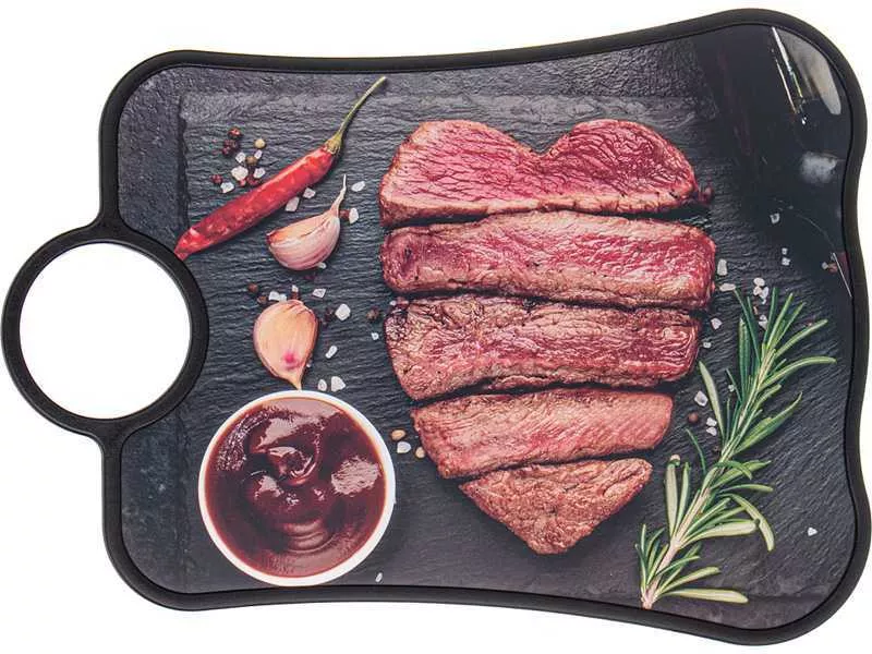 Доска разделочная Буфет 27,5х37,5х1,2см, пластик арт.895-186 по цене 