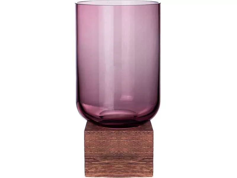 Ваза Бронко Вуди 13х13х25см, стекло арт.694-077 по цене 