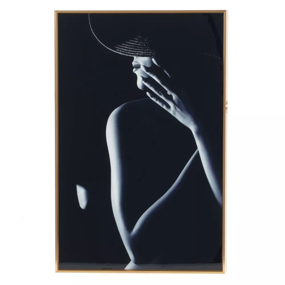 Панно Девушка 40х3,5х59,5см черный арт.796504 по цене 