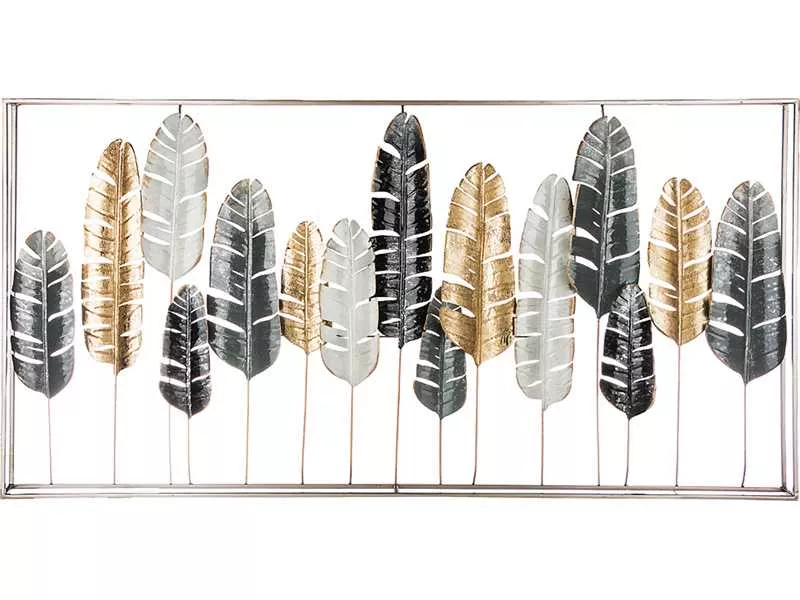 Панно настенное Лефард Цветочная Симфония 134,6х68,6х6,4см сталь арт.680-122 по цене 