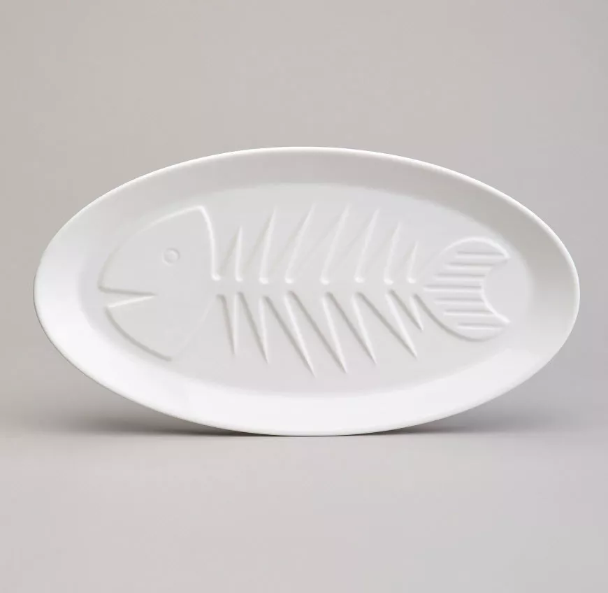 Блюдо для рыбы Лефард Натив 36x19,5x2,5см, фарфор арт.761-134 по цене 