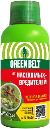 Фунгицид Грин Бэлт  Зеленое мыло с маслом цитронеллы 250мл по цене 