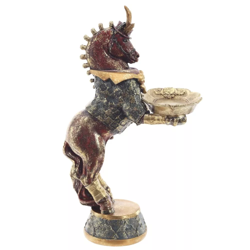 Фигурка декоративная Лошадь 14х20х33см арт.825420 по цене 