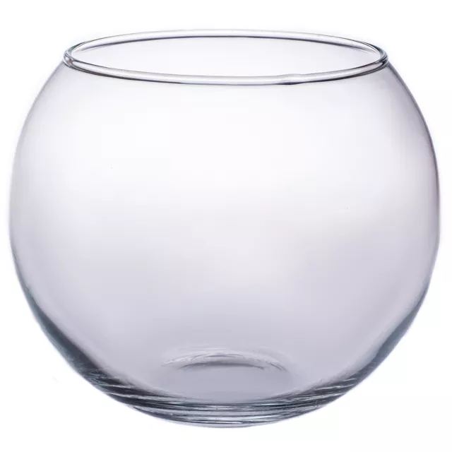 Ваза Шаровая, стекло, 2л, D15,7xH13 см по цене 
