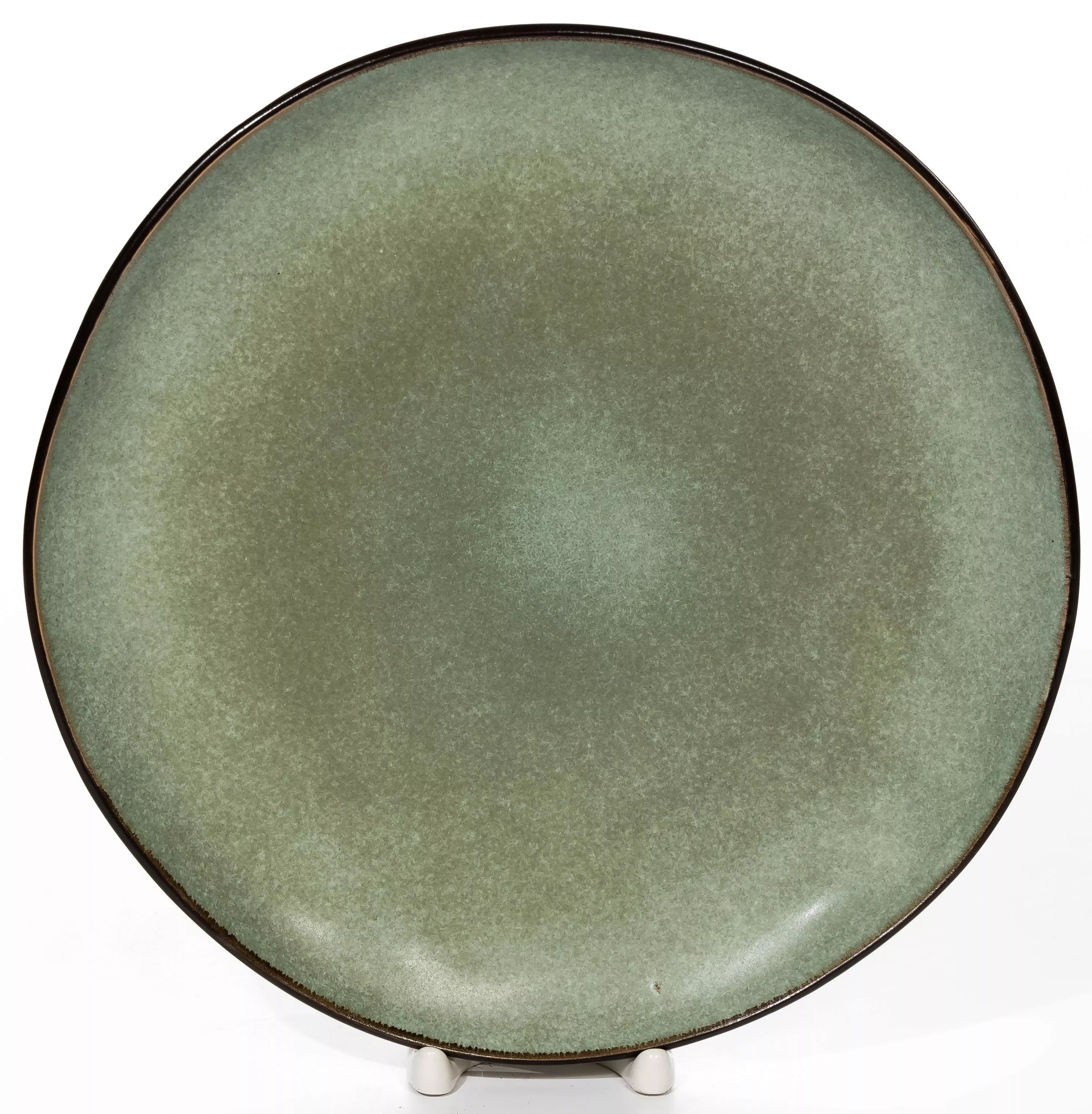 Тарелка мелкая Инга 28см, зеленый, керамика арт.234-60009 по цене 