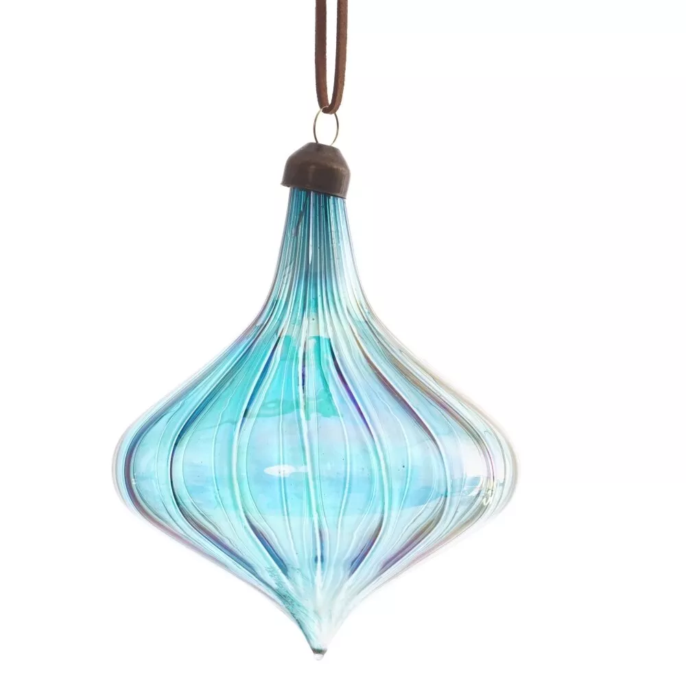 Украшение новогоднее Капля 10,5х10,5х14см, стекло арт.811832 по цене 