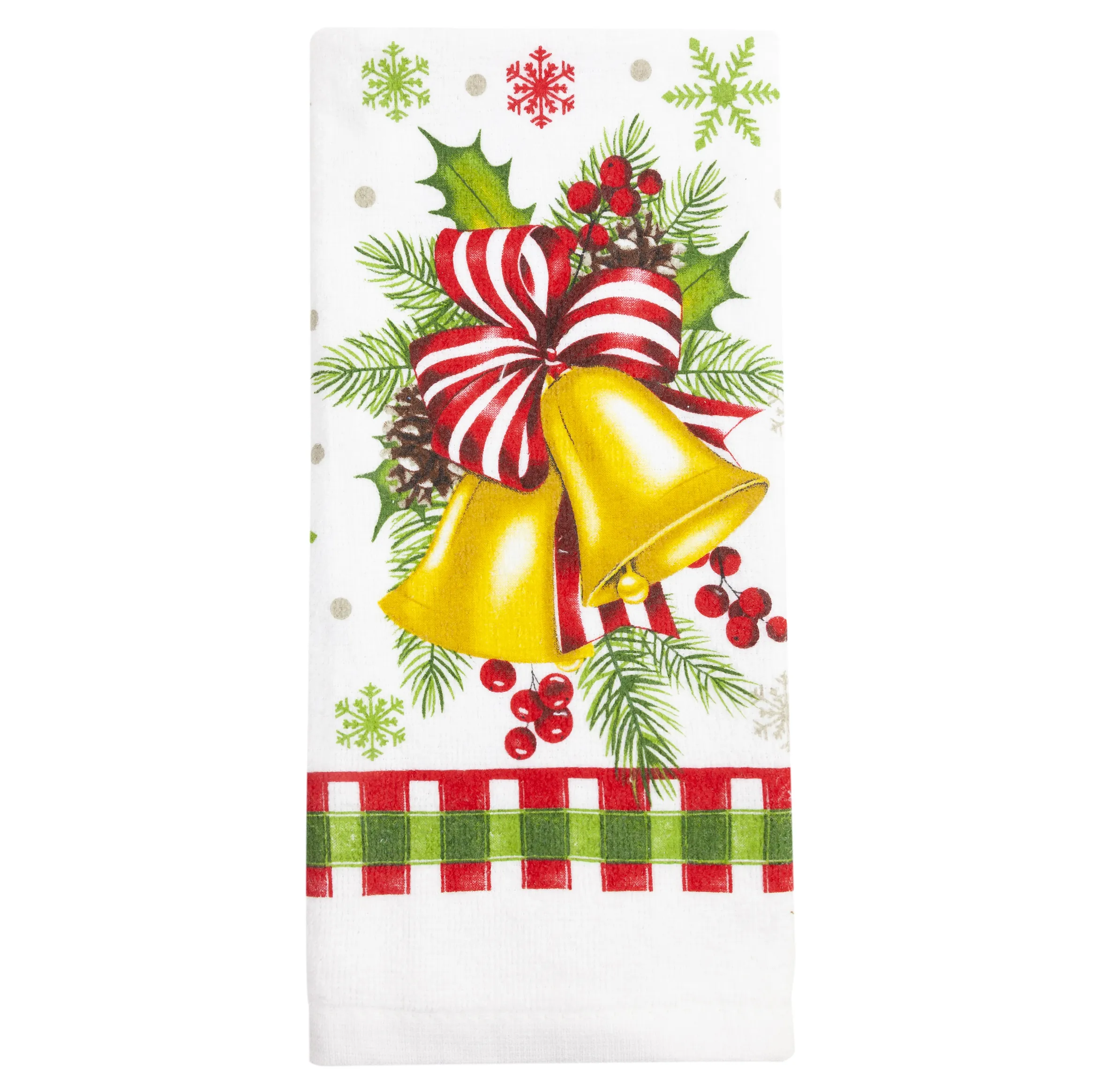 Полотенце кухонное Бубенцы 38х63см хлопок арт.БУБЕНЦЫ по цене 