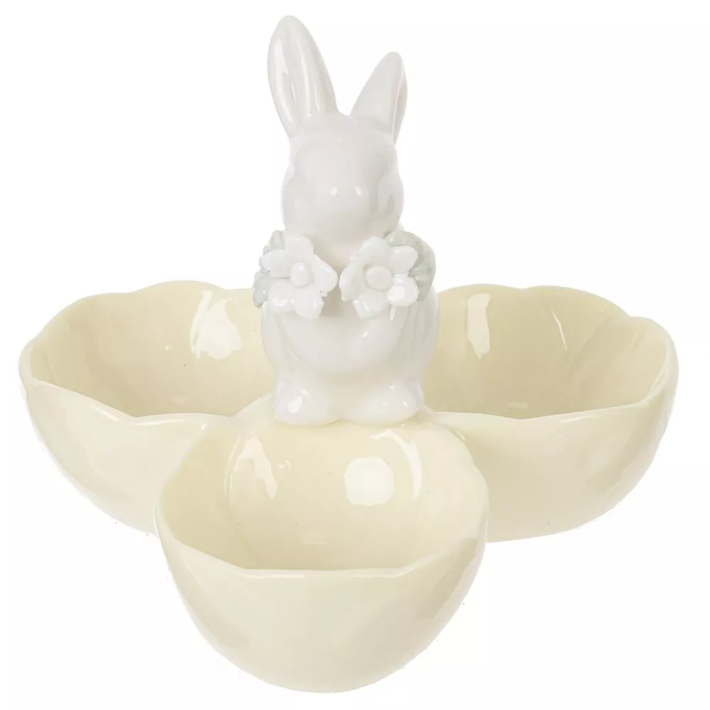 Подставка для яиц Заяц 10,5x10,5x9,5см, фарфор арт.816321 по цене 
