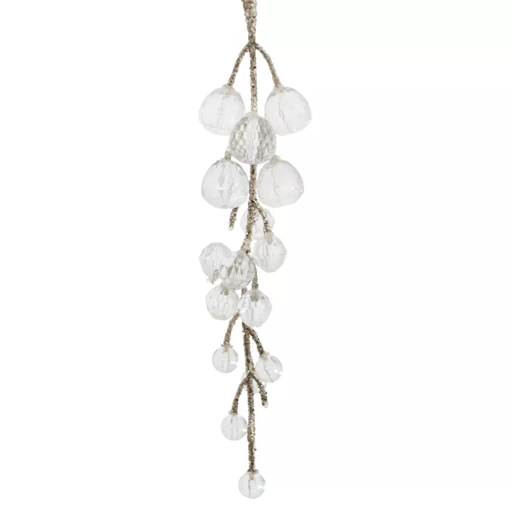 Украшение новогоднее Подвеска 5х2,5х25,5см акрил арт.749379 по цене 