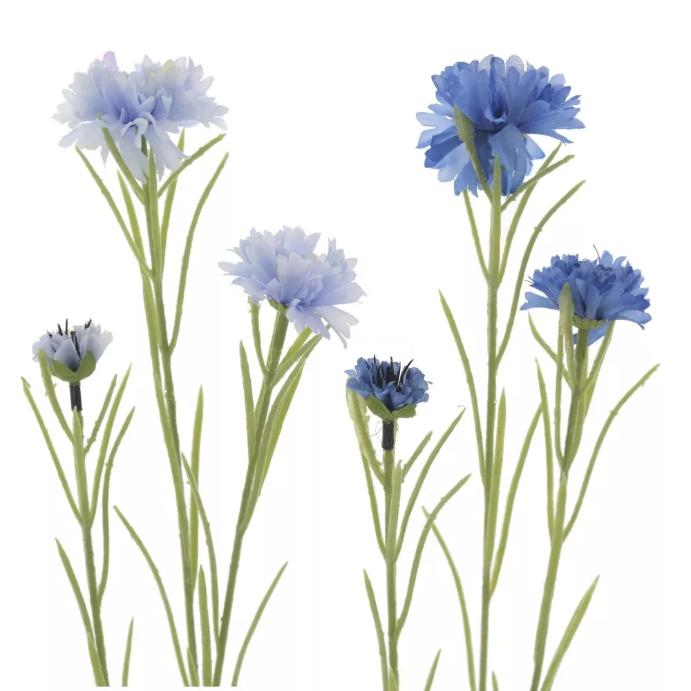 Цветок искусственный Василек 7х5x68см 2в. арт.797504 по цене 