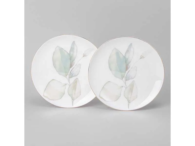 Набор тарелок закусочных Лефард Вдохновение Нежность 2шт 20,5см, фарфор арт.422-139 по цене 