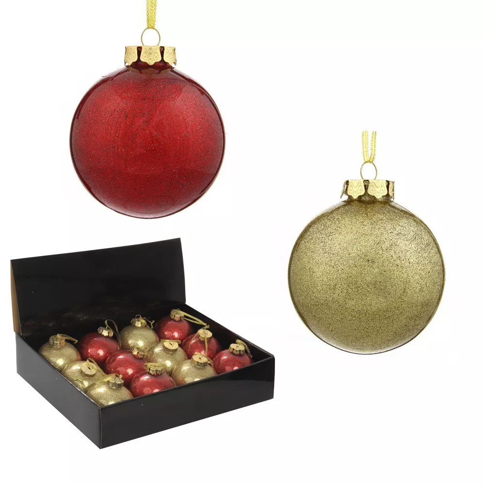 Украшение Шар Счастливый день 1шт 8см, пластик арт.744594-1 по цене 