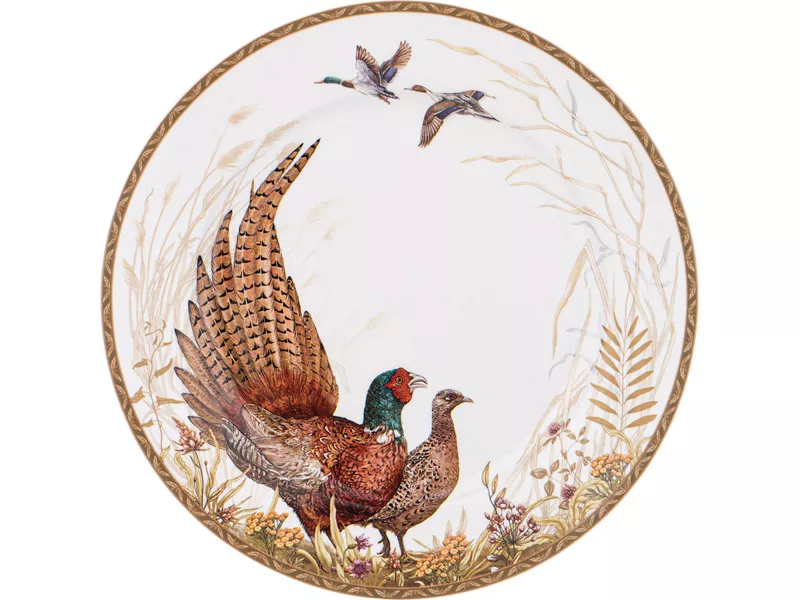 Тарелка закусочная Лефард Охота 20,5см фарфор арт.590-514 по цене 