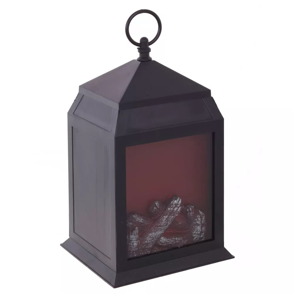 Изделие декоративное Камин фонарь с подсветкой 16х14х28см по цене 