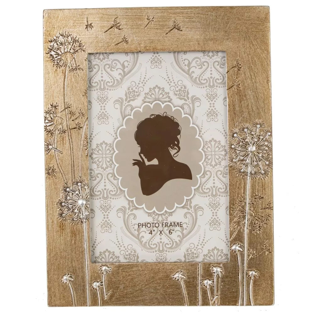 Фоторамка для фото 10х15см, золото арт.817126 по цене 