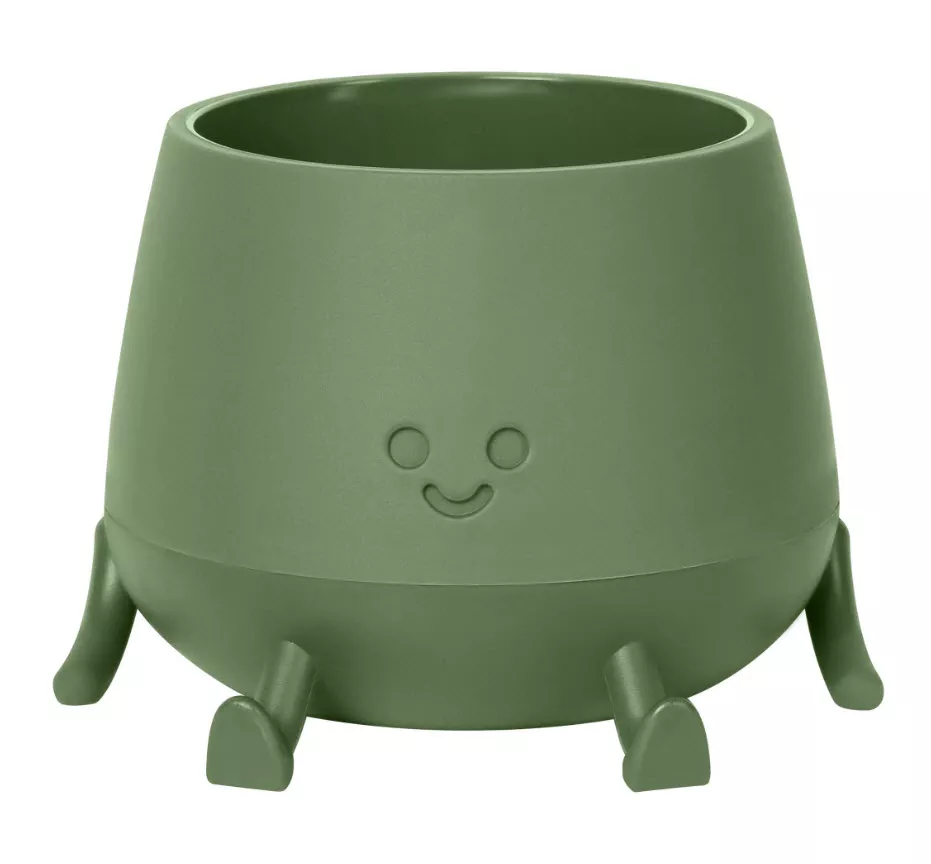 Кашпо Мистер Грин 0,6л оливковый, пластик арт.КШ-1846 по цене 