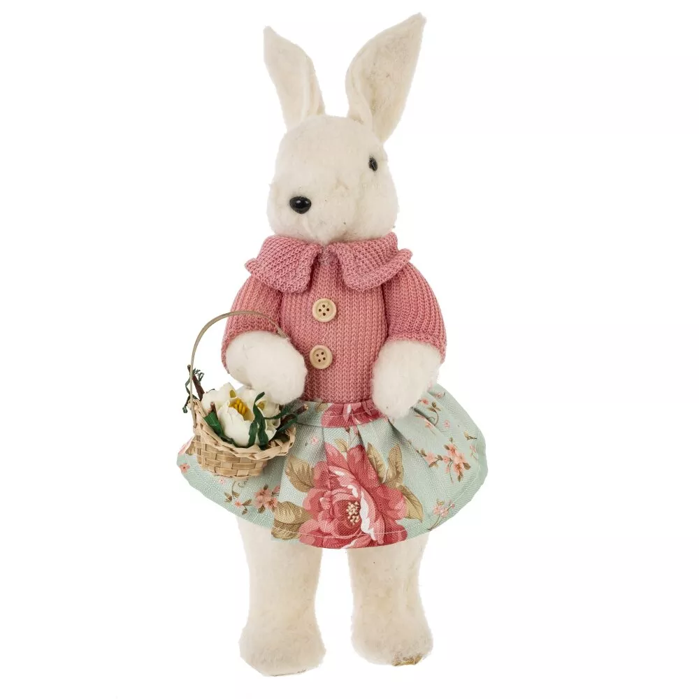 Фигурка декоративная Зайка 16x17x41см арт.816387 по цене 