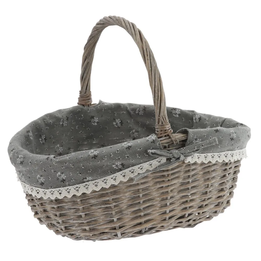 Корзина плетеная Винтаж 41х31,5х35см, дерево арт.819163 по цене 