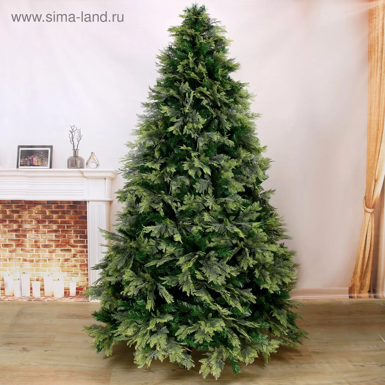 Ель искусственная Элит традиция 210см 1168 веток, литая+ПВХ арт.2338591 по цене 