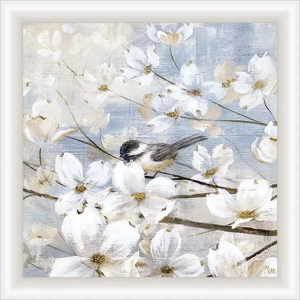 Картина Синица на ветке 30х30см арт.8Л3521 по цене 