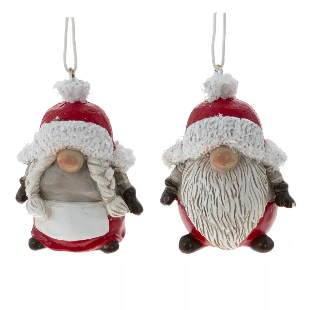 Изделие декоративное подвесное Гном красный 5х4х6см арт.791892 по цене 