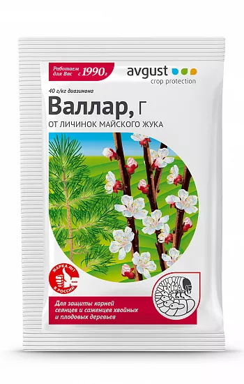 Инсектицид Август Валлар от майского жука и личинок 50г по цене 