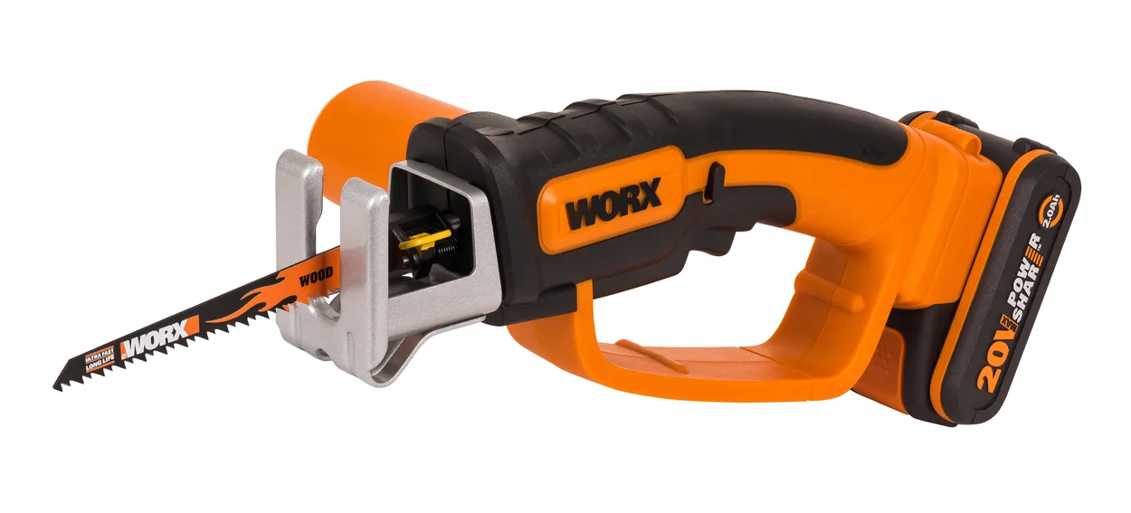 Пила аккумуляторная сабельная 20V (АКБ 2Ач + ЗУ) WORX WG894E.5 по цене 