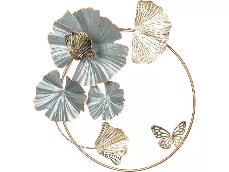 Панно настенное Цветочная симфония 52,7x54,6x7,6см, металл арт.680-185 по цене 