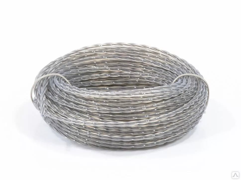 Леска для триммера квадратная витая 2,4мм,15м UN-TS24C15 по цене 