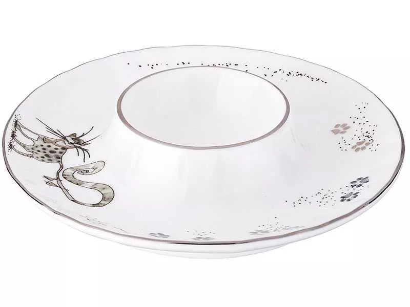 Подставка под яйцо Лефард Котики 11,5x3см, фарфор арт.264-861 по цене 