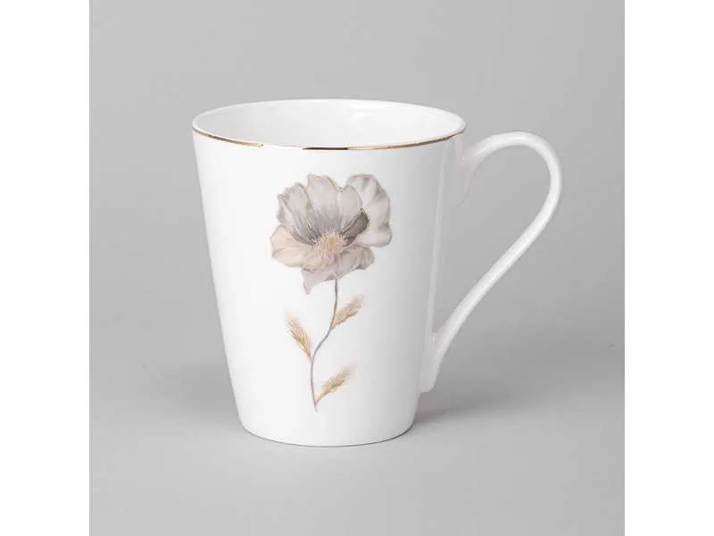 Кружка Лефард Вдохновение Золотой цветок 450мл, фарфор арт.422-125 по цене 