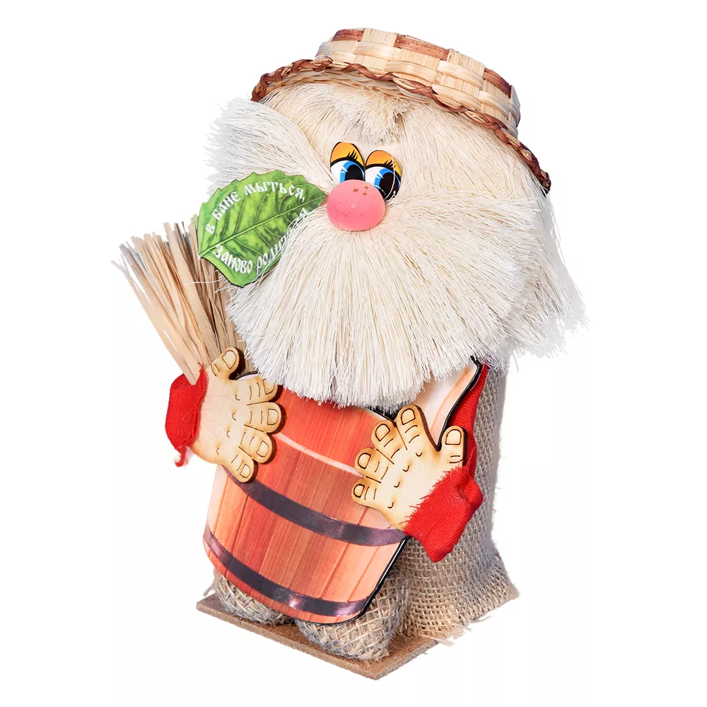 Оберег Банник, в бане мыться, заново родиться, 15х10,5х23,5см по цене 