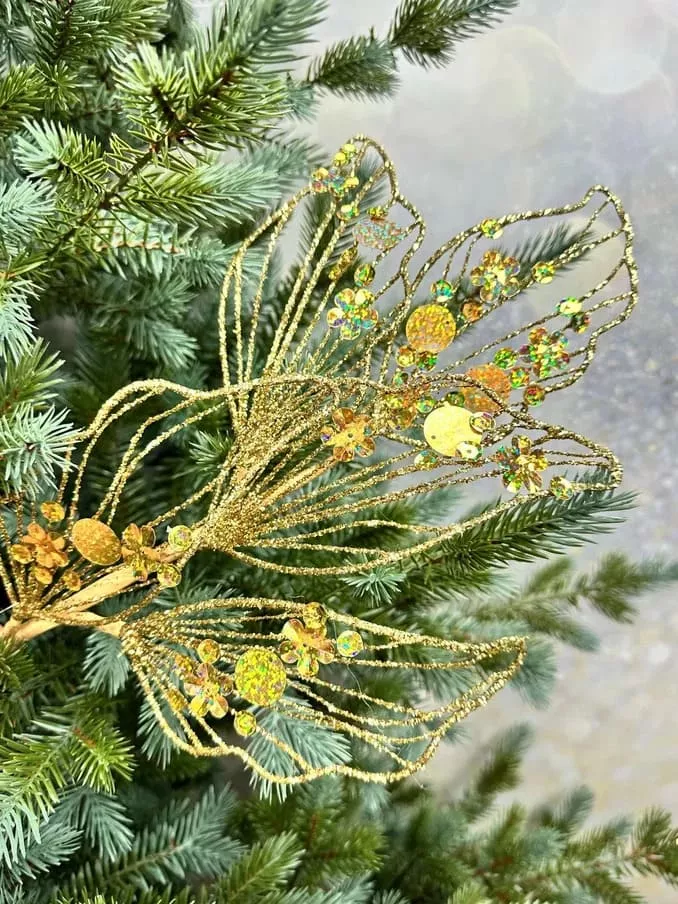 Веточка с листьями 61см арт.86662 по цене 