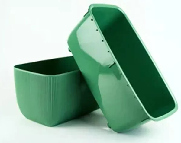 Ящик балконный с дренажной системой Фабио ВипСет 9,5л зеленый арт.АМBF-9,5-08 по цене 