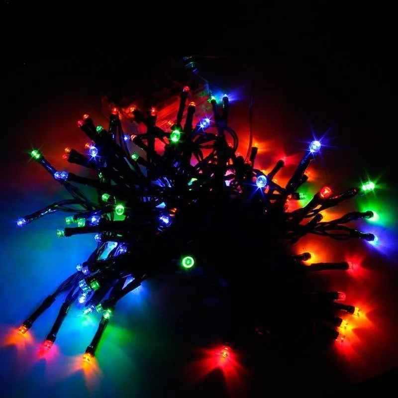Электрогирлянда наружн 120LED, 12м, разноцв. по цене 